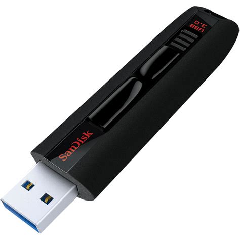 SanDisk 64GB Extreme USB 3.0 Flash Drive SDCZ80-064G-A46 B&H