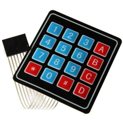 Jual Keypad Membran 4x4 Matrix Arduino 4 X 4 Input Key Pad Membrane Di | Free Download Nude ...