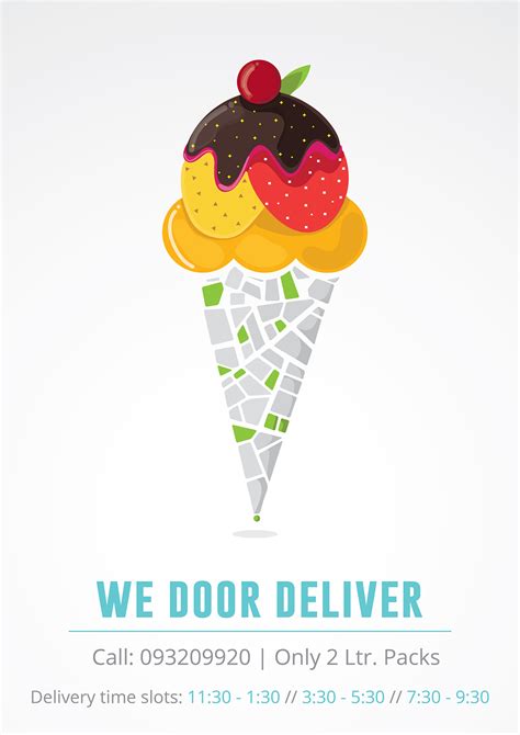 Ice Cream Delivery Posters on Behance