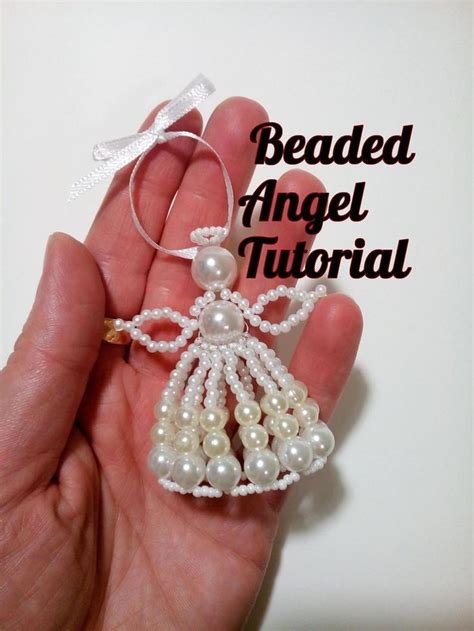 Beaded angel tutorial Standing angel ornament beading | Etsy | Beaded angels, Beaded ornaments ...