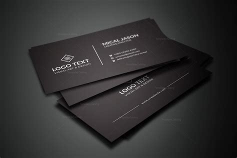 Plain Creative Business Card Design 001663 - Template Catalog