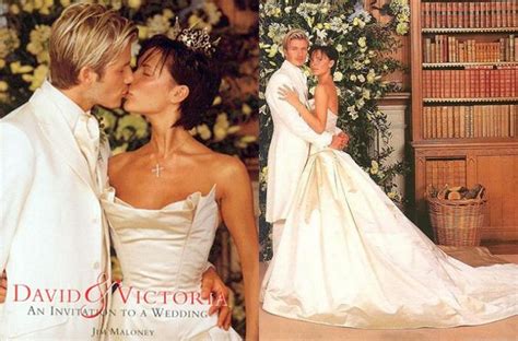 Sensational real wedding photos- David and Victoria Beckham's wanna be royal wedding