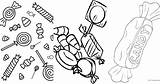 20 Free Candy Coloring Pages For Kids And Adults  Blitsy sketch template