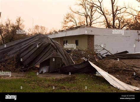 Hurricane Katrina damage in Bay St louis Mississippi USA Stock Photo ...