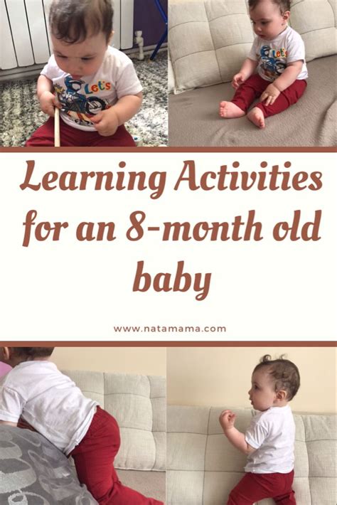 Learning Activities for 8-month Old Baby. | 8 month old baby, Baby learning activities, 8 month ...