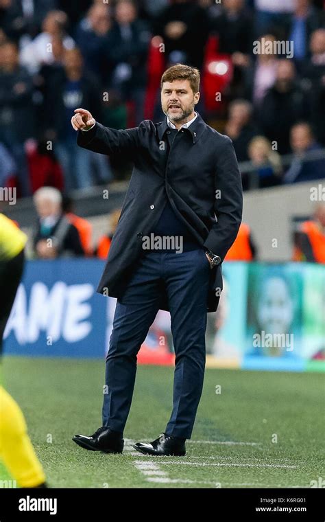 London, UK. 13th Sep, 2017. Mauricio Pochettino (Tottenham) Football ...