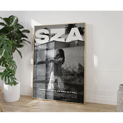 SZA Poster, Ctrl Album Cover Art Print, SZA Ctrl Album Art, - Inspire ...