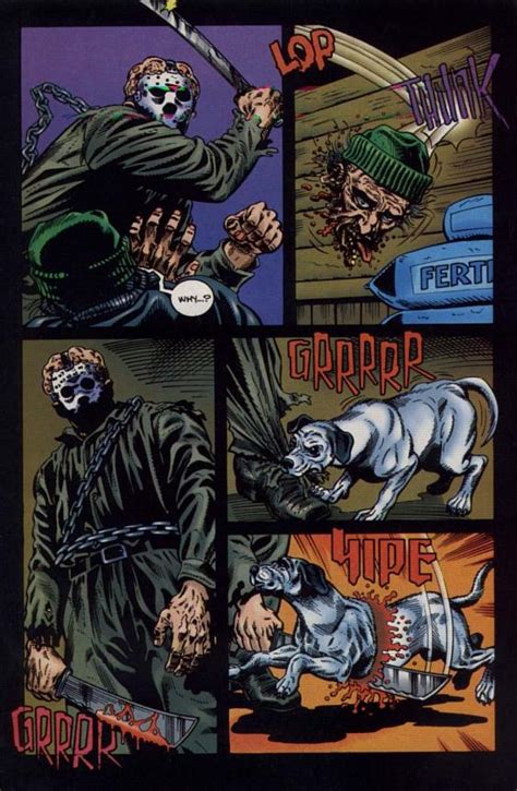 Slash Fiction: Jason vs. Leatherface | The Unspoken Decade: 90's Comic Book Blog Extraordinaire