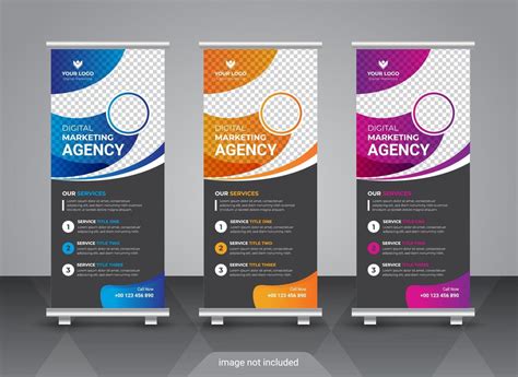 Creative corporate and business roll up banner design template 6874452 ...