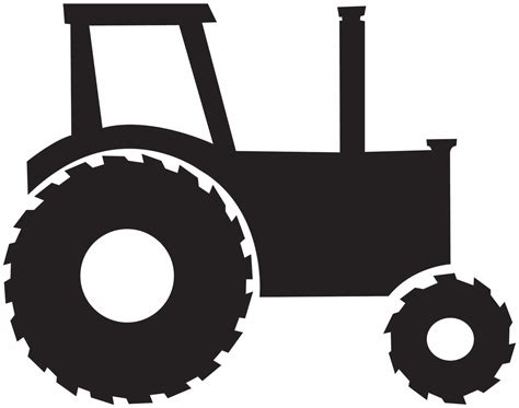 Outline tractor clipart free clip art images image #13551
