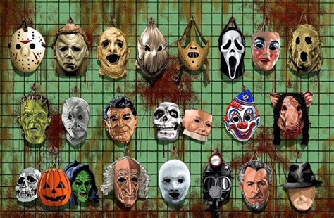 horror movie masks images - Kallie Hendrickson