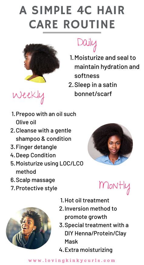 4C Hair Care Routine | 4c hair care, Natural hair styles, Natural hair ...