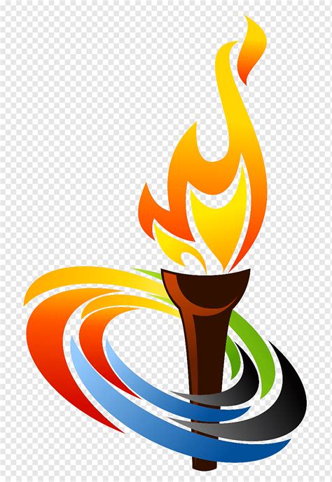 Olympics torch illustration, Winter Olympic Games 2016 Summer Olympics 2018 Winter Olympics ...