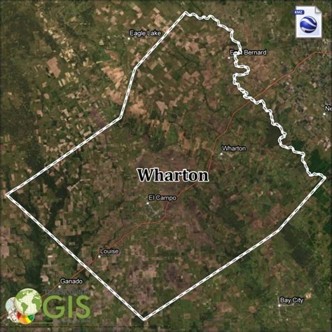 Wharton County KMZ and Property Data - Texas County GIS Data