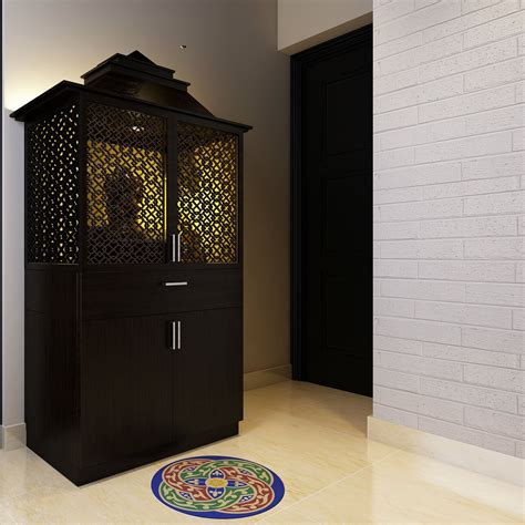 8 Images Pooja Cabinets Designs And Description - Alqu Blog