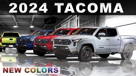 Trending Beauty 1340by: 2024 Toyota Tacoma Colors