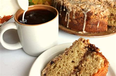 Maple Walnut Coffee Cake with Maple Glaze Recipe