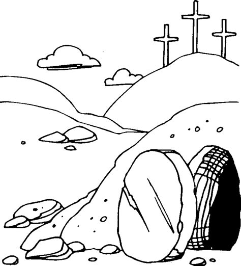 Free Empty Tomb Clipart Black And White, Download Free Empty Tomb ...