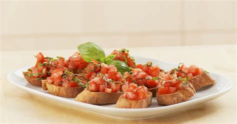 Platter of Tomato Bruschetta recipe | Eat Smarter USA