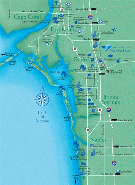 Golf Courses In Naples Florida Map - Printable Maps