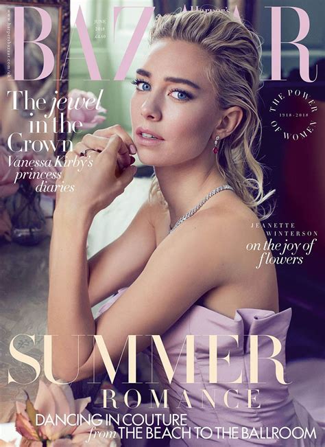 Vanessa Kirby covers Harper’s Bazaar UK June 2018 by Alexi Lubomirski ...