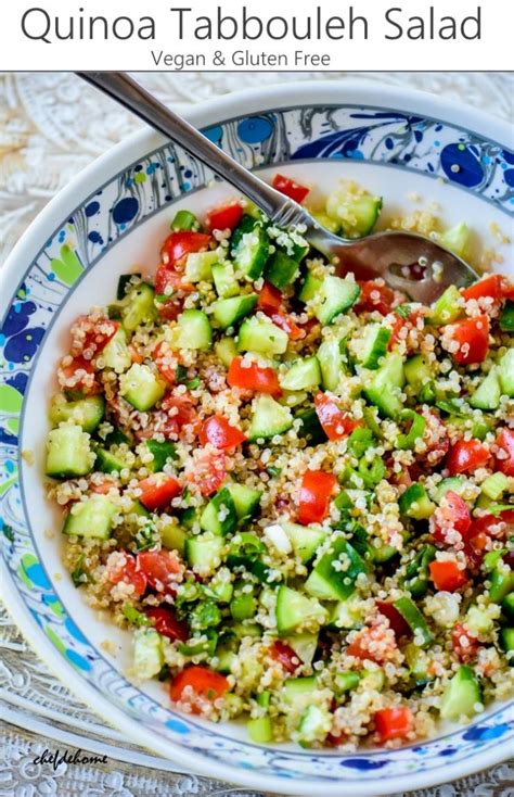 Quinoa Tabbouleh Salad Recipe | ChefDeHome.com