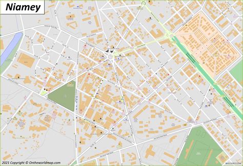 Niamey Map | Niger | Detailed Maps of Niamey