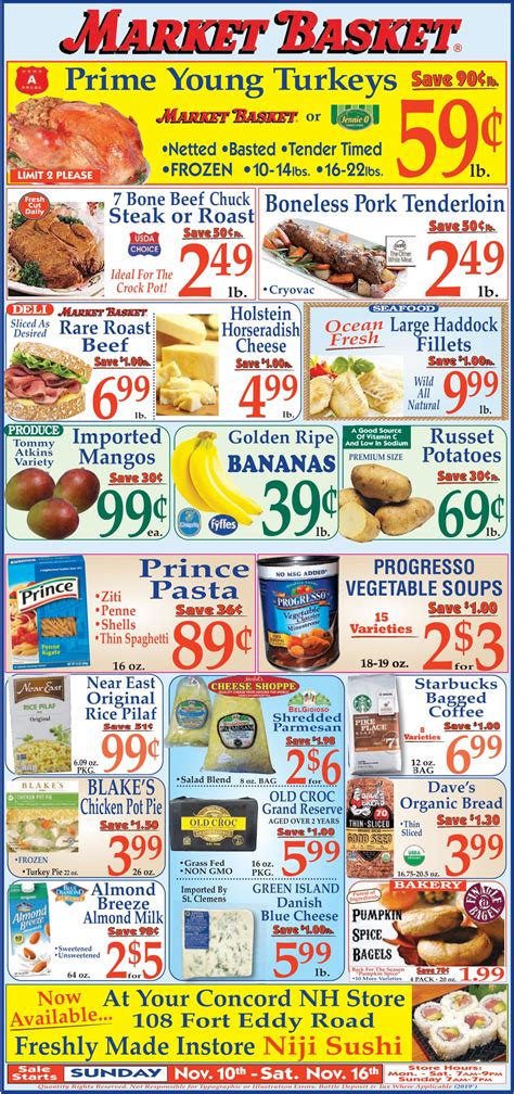 Market Basket Current weekly ad 11/10 - 11/16/2019