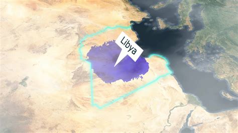 Libya Map - Clouds Effect 40862097 Stock Video at Vecteezy