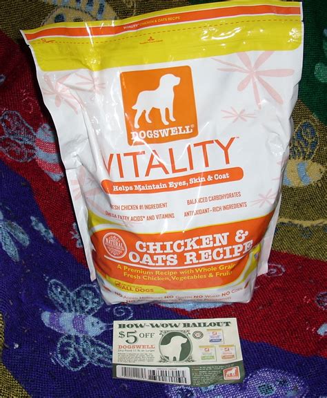 FREE Bag of DOGSWELL Vitality Dog Food and Coupon