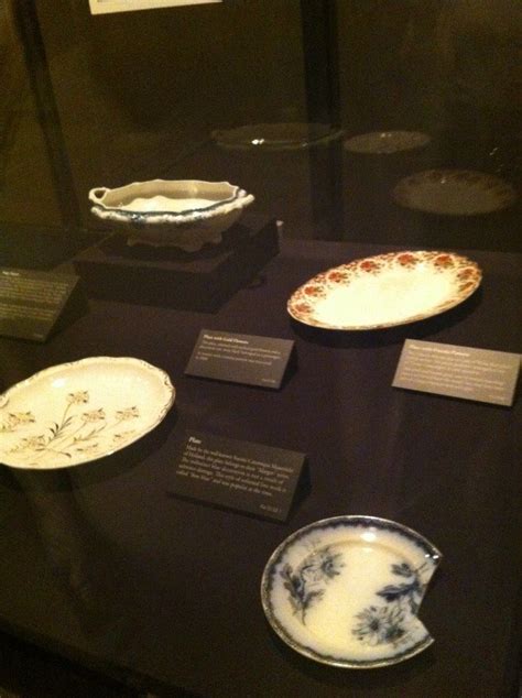 First class dining saloon china. Titanic Artifact Exhibit. Lexington ...