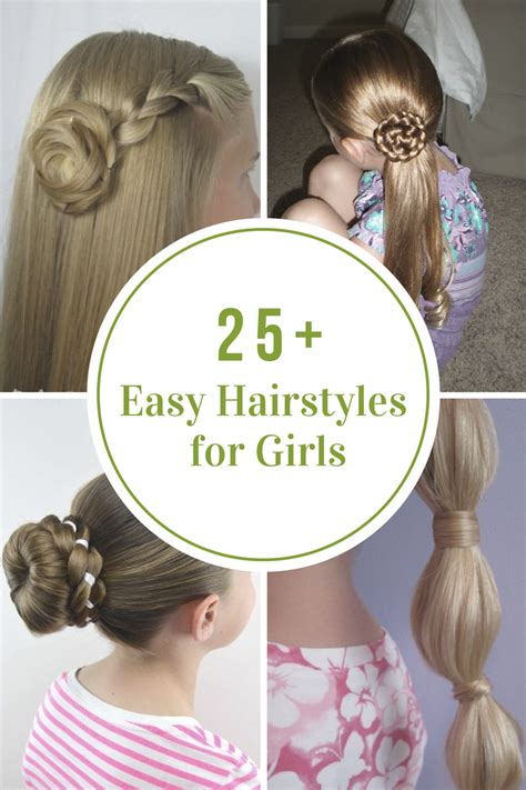 Easy Hairstyles for Girls - The Idea Room