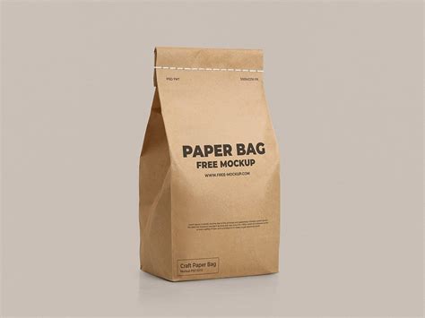Kraft Paper Bag Mockup PSD - Free Mockup World