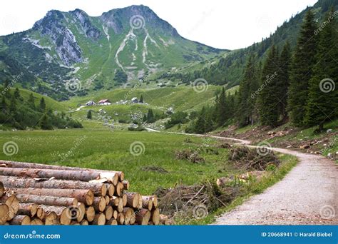 Mountains In Bavaria, Germany Stock Image - Image: 20668941