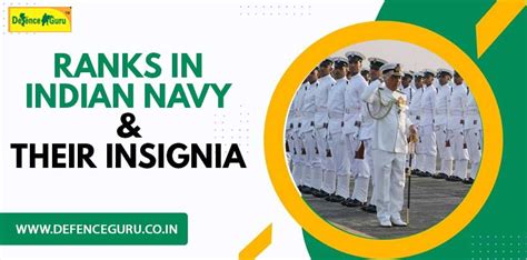 Ranks in Indian Navy and Their Insignia