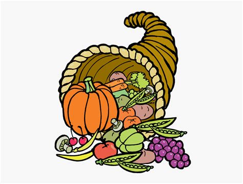 Transparent Happy Thanksgiving Clipart - Free Clip Art Cornucopia ...