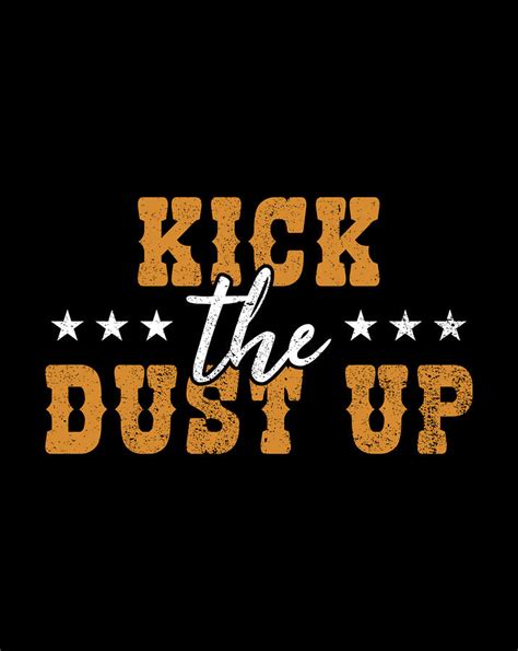 Kick The Dust Up Dancing Vintage Country Music Digital Art by Andy Nguyen