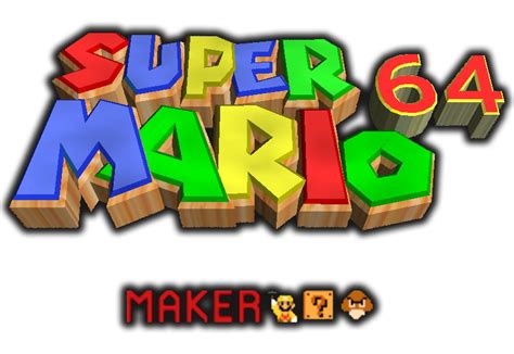 Super Mario 64 Logo PNG File - PNG Mart