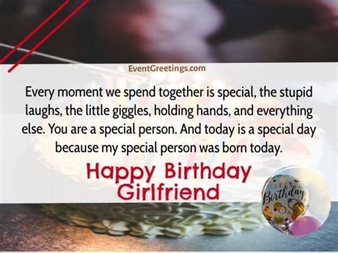 40 Sweet Birthday Wishes For Girlfriend - Happy Birthday Girlfriend