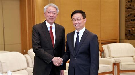 China’s Vice Premier Han Zheng to visit Singapore for Joint Council for ...