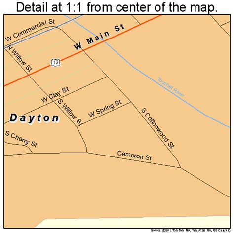 Dayton Washington Street Map 5316970