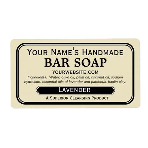 Handmade Soap Label Template ~ 10+ Soap Label Templates - Free PSD, EPS ...