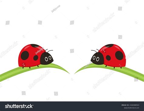 Ladybug On Leaf Wallpaper Free Space Stock Vector (Royalty Free) 2182088503 | Shutterstock