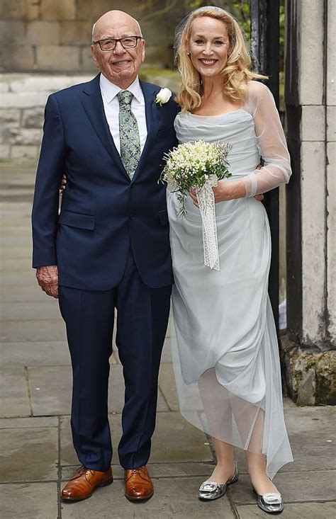 Video: Rupert Murdoch and Jerry Hall hold second wedding ceremony on the capital's Fleet Street ...