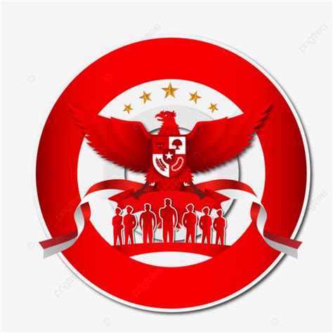 Logo Garuda Pancasila Kesaktian Bulat Vektor, Logo Indonesia, Logo Pancasila, Logo Garuda ...