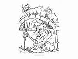 Three Billy Goats Gruff Coloring Pages sketch template