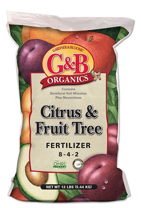 G&B Organics: Organic Citrus & Fruit Tree Fertilizer (8-4-2)