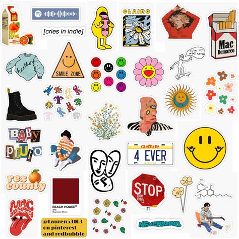 Printable Aesthetic Stickers Pack 47++ Images Result | Duseyod