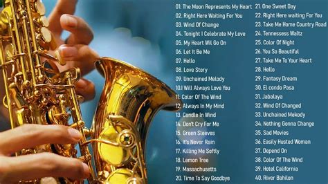 Beautiful Romantic Saxophone Love Songs Instrumental -The Very Best Of Sax, Piano, Guitar Love ...