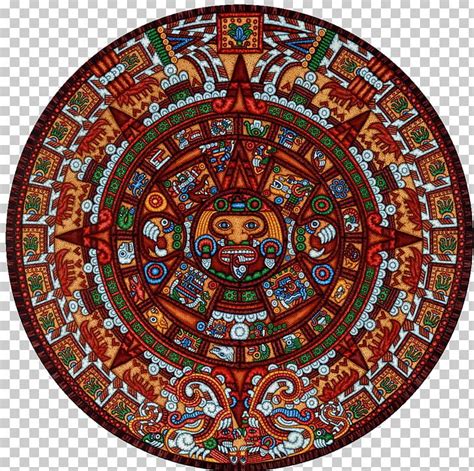 Aztec Calendar Stone Maya Civilization National Museum Of Anthropology Mesoamerica PNG, Clipart ...